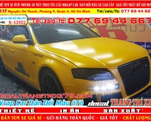 DÁN ĐỔI MÀU audi vàng đẹp nhất dán ô tô chuyên nghiệp wrap car decal xe hơi cao cấp nhàn decal decaltrangtrixe79 decal candy nhôm xướt chrome chuyển màu tem xe đẹp giá rẻ dán ô tô tp hcm_52002